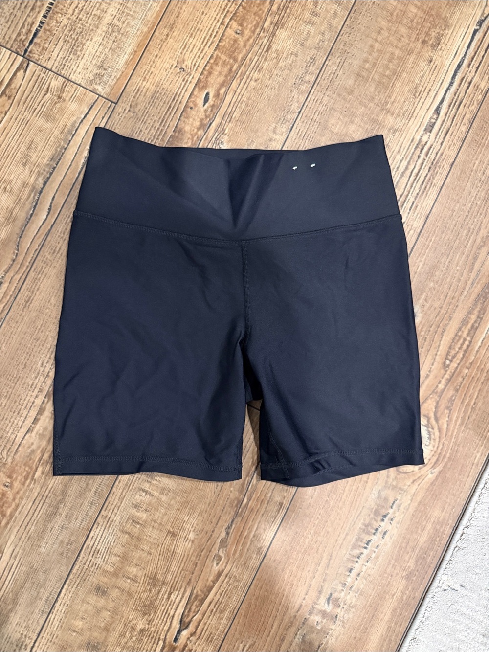 Black High-Waist Women’s Active Shorts